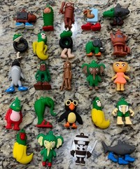 24pcs Italian Brainrot Tung Sahur Cappuccino Tralalero PVC Mini Figures Set Toys