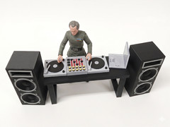 1:12 scale DJ CONCERT ACCESSORIES FIGURE DIORAMA STAR WARS GI JOE