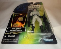 AT-ST Driver Star Wars POTF Green Card Action Figure 1996 Kenner NIP Holo