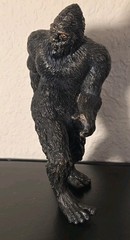 Plastic Bigfoot figure Sasquatch statue 5 inches tall Yeti