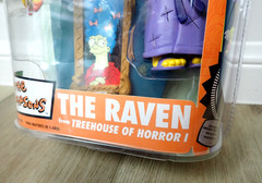 VINTAGE THE SIMPSONS THE RAVEN TREEHOUSE OF HORROR TOY SET MCFARLANE POE FIGURE