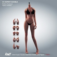 1/6 Female Medium Breast Super Flexible Seamless Joint Body For 12”Figure Doll