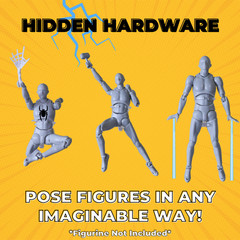 Action Figure Stand Wall Display | Flying Action Figure Display | Adjustable Arm