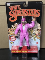 SET of LJN WWE Superstars Series Wave 2 Black Card Warrior Ventura Bundy Austin