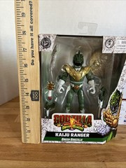 Playmates Godzilla vs Mighty Morphin Power Rangers Kaiju Rangers Red Blue Green