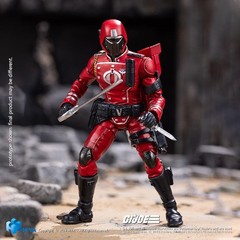 Hiya Toys 1/18 G.I. Joe Exquisite Mini Crimson Guard Action Figure Toy Model NIB
