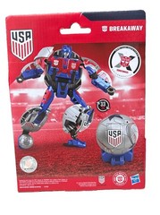 Hasbro Transformers Breakaway 5.5-Inch Action Figure Robot Toy with Soccer Ball