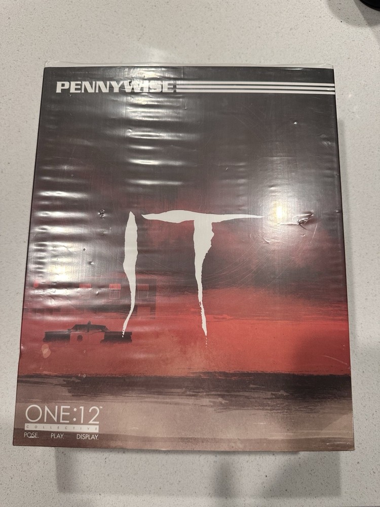 PENNYWISE IT (2017) MOVIE Mezco One:12 Collective 6″ Figure Stephen King Open