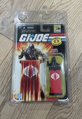 NEW IN BOX2008 SDCC Comiccon GI Joe Cobra Leader Commander Black Suit Unopened