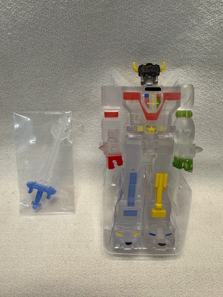 Super 7-Voltron Reaction Wv1-Clear Voltron 3 3/4 in (Loose & FREE Shipping)