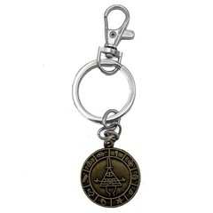 BILL CIPHER WHEEL Gravity Falls 1.5 in. Key Chain (Animation KeyChain Charm)