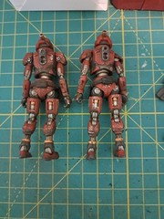 ACID RAIN /ANNEX 2179 1/18: Set of 2 Container Guard Puppets *US Seller*