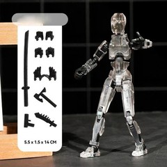 Titan13, Dummy 13, T13 Action Figure,Toy Robot, 3D Printed