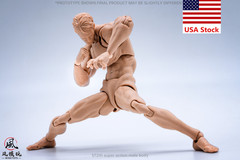 Wind Toys 1/12 Pale Flexible Doll Male Strong 6”Action Figure Joint Body w/Head