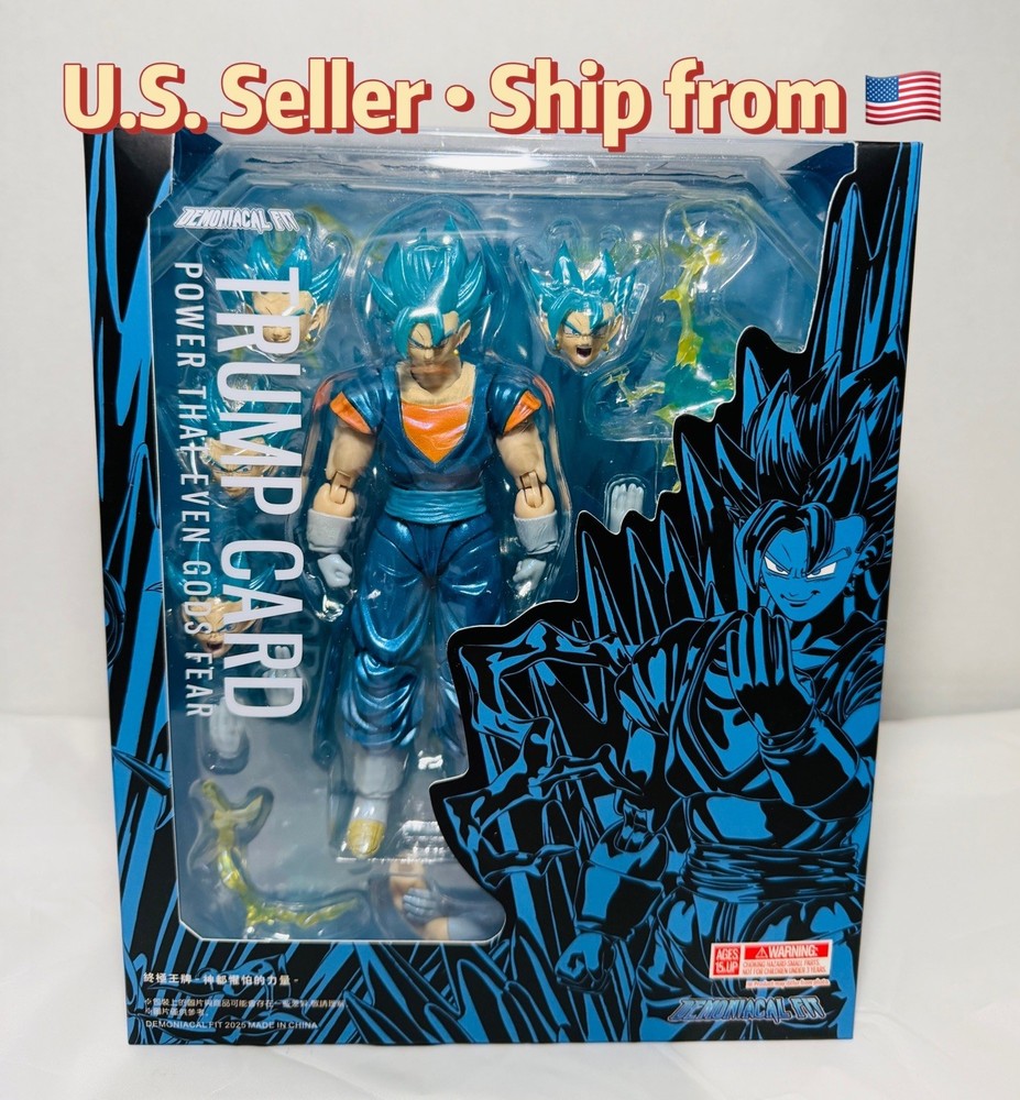Dragon Ball Z Vegito Super Saiyan Blue SDCC Demoniacal Fit Figure US STOCK NIB