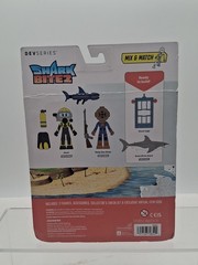 DEVseries Shark Bite 2 Shark Cage Figure Set 8 Pieces w/ Virtual Code