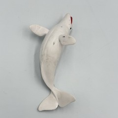 5 Whale Narwhal Realistic Toy Lot Ocean Life 6-11” Unbranded Schleich Type READ