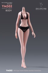1/6 Female Pale Body Flexible Large Breast Thin Waist 12″ Action Figure +Details