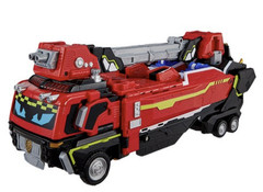 Metal Cardbot W Blaion Transformer Fire Ladder Truck Robot Toy 2025 Korea NEW