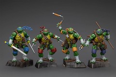 JOYTOY 1/18 TMNT Raphael Michelangelo Donatello Leonardo Anime Action Figures