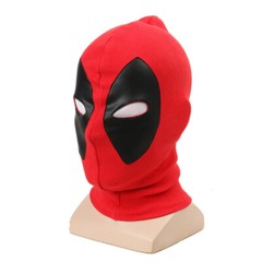 Deadpool Face Mask Cosplay Cloth Head Cover Halloween Party Costume Prop Helmet