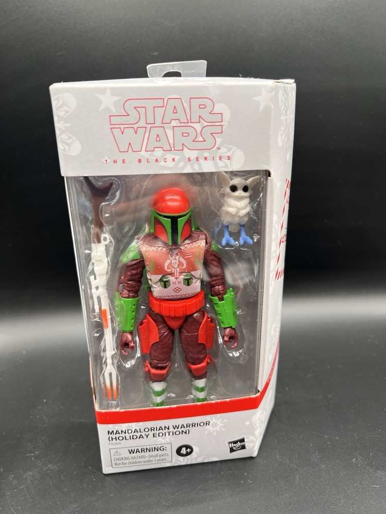 Star Wars The Black Series Mandalorian Warrior (Holiday Edition) Action Figure