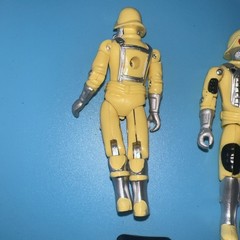 GI Joe Cobra Yellow De Aco Black Major Custom commando with 3 support troopers