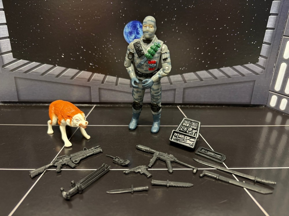 GI Joe Black Major Firefly Custom Figure Complete w/ Accessories Cobra Saboteur