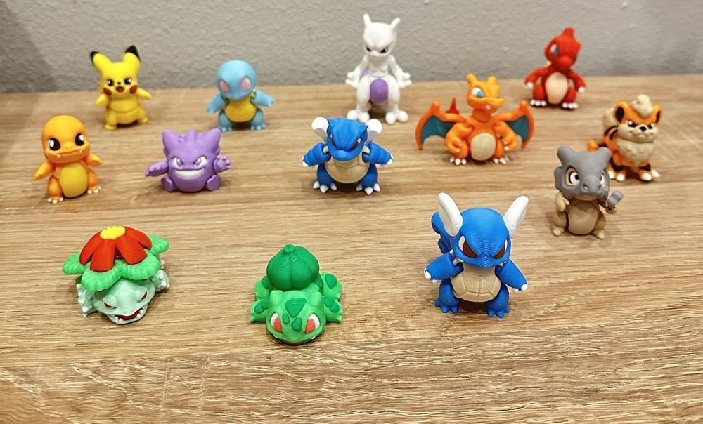 Articulated Fantasy Creature Toy | Pocket Monster Inspired | 3D Printed Figure