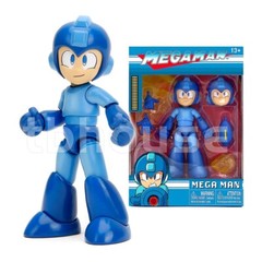 4″ MEGA MAN figure JADA TOYS capcom ROCKMAN megaman 1:12 SCALE w/ BUSTER + STAND