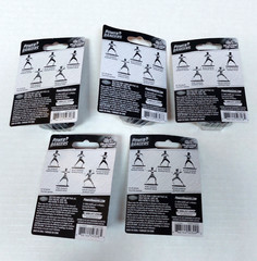 New Power Rangers Figures Mini Cake Toppers SET of 5 Red Blue Green Black Pink
