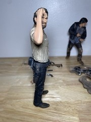 Lot Of 3 Walking Dead McFarlane Toys 9-10in Action Figures Rick Daryl & Micronne