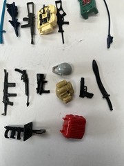 💥GI JOE 80s 90s ARAH 30 Piece Weapons Accessories Lot Hasbro LOOK 1 Day Ship!👍