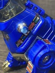 Transformers 1993 Original G2 Dinobot Blue GRIMLOCK -Broken Arm And Tail
