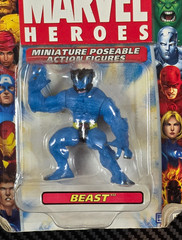 Toybiz Marvel Heroes Beast Miniature Poseable Action Figure #71582 *Read