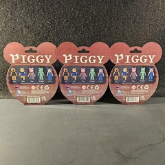 Roblox DINOPIGGY, CLOWNY & TIGRY Series 1 – 3 Figure Set – 3.5” Unused DLC Code