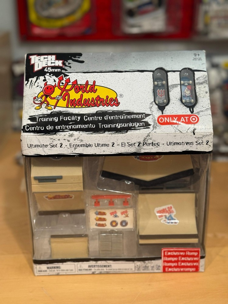 Vintage Tech Deck 45mm Mini Boards – World Industries Training Facility Set | Ta