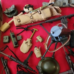 Huge Lot Of The Coolest 30+ Vintage Gi Joe Accessories, Includes Rare Pieces