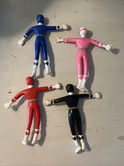 Vintage Mighty Morphin Power Rangers Saban Bendable Action Figures 1994 Lot Of 4
