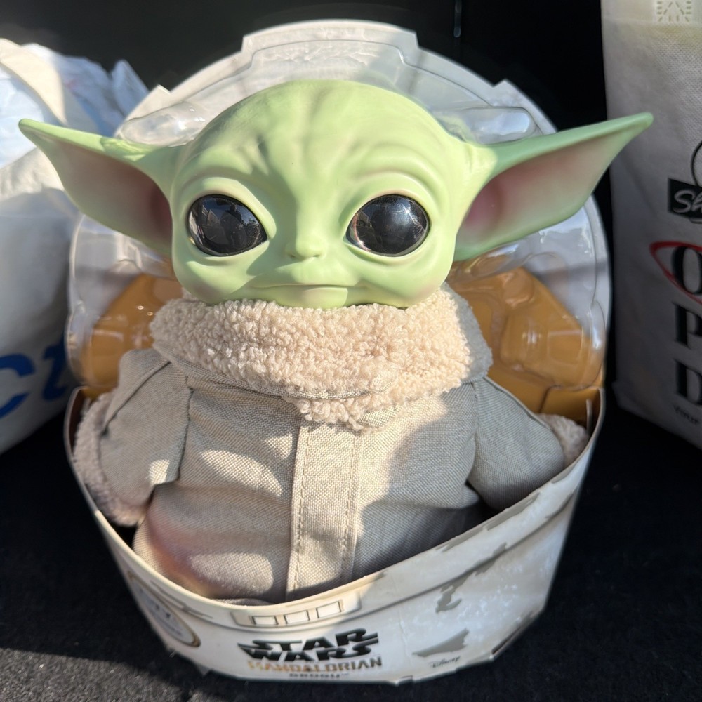 Star Wars Mandalorian THE CHILD (GROGU) 11″ Plush Baby Yoda doll Mattel 2020 New