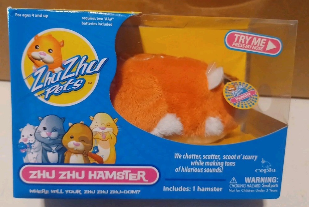 Zhu Zhu Pets Hampster Peachy Pink Cepia ? Animal Kids Toy