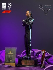 Lewis Hamilton 7x Champion Mercedes F1 1/6 Figure & Car Model – In Stock
