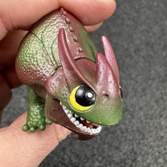 DreamWorks Dragons Defenders Of Berk Skull Crusher Rumblehorn Figure 2013