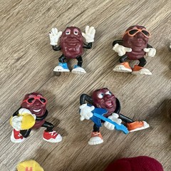 California Raisins Vintage 80s Figures Lot of 12 PVC Bendable Plush Advertising