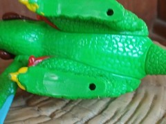 VTG TMNT CAVE TURTLE RALPH TUBULAR PTERODACTYL DINOSAUR INCOMPLETE PARTS ONLY