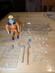 Naruto Uzumaki No.1 Most Unpredictable Hyperactive Ninja figure Faces Hands
