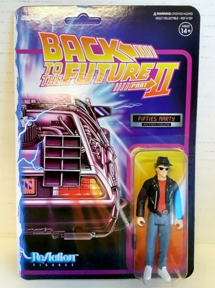 NEW Super7 Back to the Future Part II FIFTIES MARTY McFly 1950s 3.75″ Figure