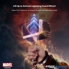 HIPLAY Killerbody Marvel Thor Mjolnir Replica Collec. Hammer Bluetooth Speaker