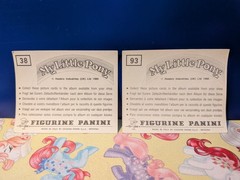My Little Pony MLP G1 Figurine Italy Panini Stickers 1986 93 & 38