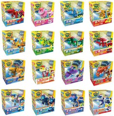 Gogo Dino Mini Dinosaur Transform Robot Figures Kids Boy Vehicle Toys Car 3.5″